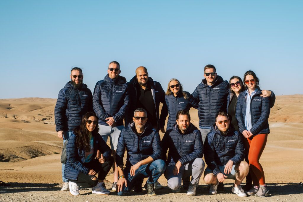 Martin with the Palisis Leadership team in Morocco 2023