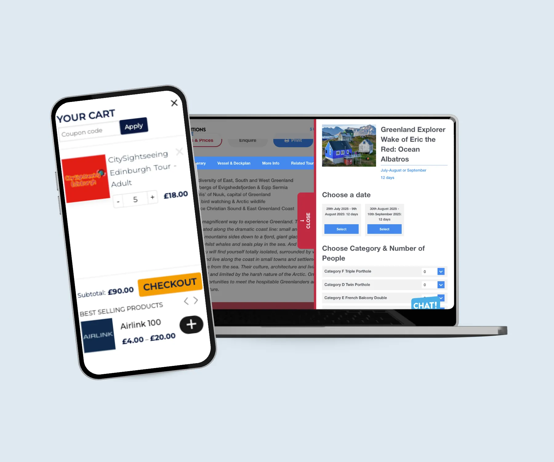 eComm | Open API for custom website build | Palisis
